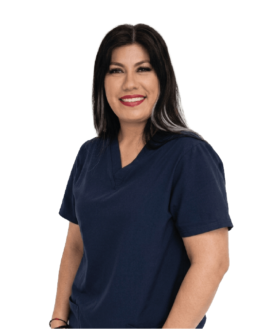 Paola Abaroa, asistente dental profesional en Unique Dental Clinic, clínica dental premium en Cabo San Lucas.